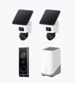 eufyCam S4 2-Cam Kit + HomeBase 3 + Video Doorbell E340 voor € 763,99 bij Eufy