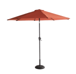 Hartman Sunline Parasol Rond 270cm Oranje voor €29,95 bij Ibood