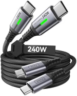 INIU 240W USB C-PD-snellaadkabel, [2-pack 2m] voor €6,59 bij Amazon