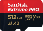 SanDisk 512GB Extreme PRO microSD-geheugenkaart voor €89,90 bij Amazon