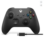 Manette de jeu + câble USB-C Xbox Sans fil, Noir à 63,58€
