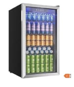 Frigorífico para bebidas con puerta de cristal para 126 latas por 128.82€