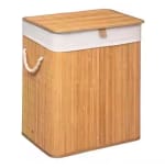 Cesto ropa sucia bambú 60L por 12.88€