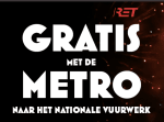 Gratis met de metro naar Het Nationale Vuurwerk in Rotterdam