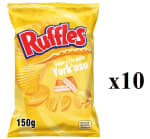 10 Bolsas de Ruffles York'Eso 150 Gr por 13.7€