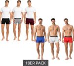 Lot de 18 boxers Le Coq Sportif Basic pour homme fait en coton à 40,33€