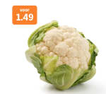 Bloemkool voor €1,49 bij Albert Heijn