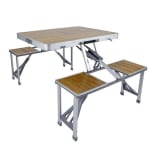 Mesa de picnic plegable de bambú BO-CAMP por 49€