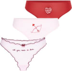 Hunkemöller String-cadeauset 3-pack Valentine roze voor €6,99 bij Bol