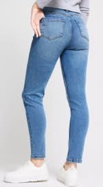 Jeans Opposite Push Up Skinny Mini Roturas por $6.490
