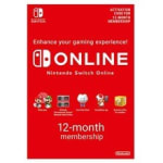 l'abonnement Nintendo Switch Online 12 mois à 14,39€