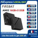FIREBAT MINI PC AM02 (Ryzen 5 6600H, 16GB, 512GB) voor €232,04 bij AliExpress