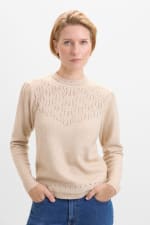 Jersey canesú calados para Mujer Cortefiel por 11.99€