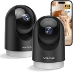 WOLFANG cámara vigilancia 2K pack 2 por 27.49€