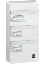 Tableau monté câblé 3 rangées 39 modules T3/T4/T5 à 369€