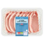 Sainsbury's British Pork Loin Steaks x8 800g for £3.75 at Sainsbury's