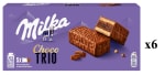 6 Paquetes de Milka Choco Trio Bizcocho de Cacao por 10.16€