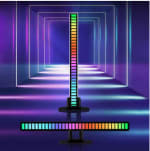 Barra de luz LED RGB con captación USB, tira de ritmo musical, $3.456 AliExpress