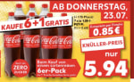 Coca Cola 7x 1,25L voor €5,94 bij Kaufland in Duitsland