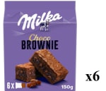 6 x Milka Choco Brownie Bizcocho Chocolate con Leche y Trozos, 150g por 14.61€