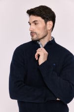 Jersey de punto de media cremallera para Hombre Milano por 12.99€