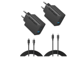 Lot de 2 Chargeurs iPhone Anker USB C - 20 W à 16,99€