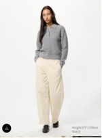 Pull à col polo en laine mélangée à 19,90€