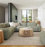Maeve Compact Velvet Corner Chaise Sofa – £328.30