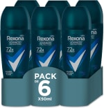 6 desodorantes Rexona Advanced Protection Roll-On Hombre Cobalty Dry 72 h por 8.15€
