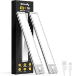 Under Cabinet Kitchen Lighting, 40 LED Rechargeable Motion Sensor Lights Indoor,