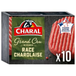 CHARAL Steak Haché Pur Bœuf 12%MG 10x100g pour 16,35€