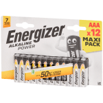 Energizer Alkaline Power batterijen AAA of AA 12 stuks voor €2,99 bij de Action