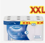 SUBLIMO 3-laags keukenpapier 12 rollen. voor €6,99 bij de Aldi