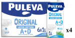 4 Packs de 6 unidades de 1L de Puleva - Leche Entera Con Vitaminas A y D por 21.14€