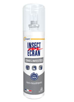 Spray répulsif anti-moustiques Insect Ecran Zones Infestées - 100 ml à 5,71€