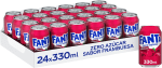 Fanta Sin Azúcar Frambuesa, Pack 24 latas de 330 ml por 12.72€