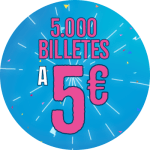 Tren 5.000 billetes a 5€ el 11/05 solo ese día