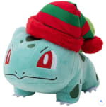 Peluche Bulbizarre avec Bonnet de Père Noël 20 cm à 9,99€