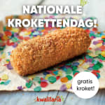 1+1 gratis op kroketten bij Kwalitaria