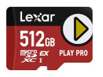 Carte mémoire micro SDXC™ Lexar® Express Play Pro 512 Go à 99,99€