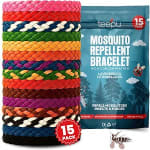 15-Pack Mosquito Repellent Bracelets - £5.99 (Sold by Bestvalue365, FBA)