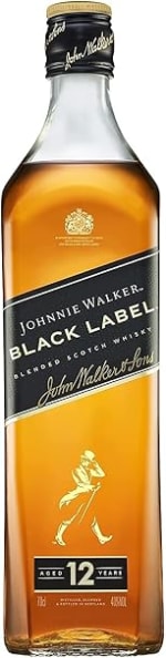 Johnnie Walker Black Label whisky 12 años 700 ml por 22,13€ en Amazon