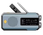 Radio meteorológica emergencia Banco de energía de 2000mAh, linterna LED por 11.19€