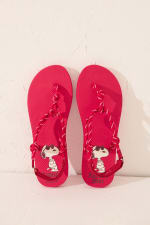 Women'secret Chanclas cuerda Snoopy rojo por 6.99€