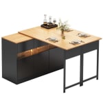 Isla central cocina extensible 120-187 cm por 158,99€ en Leroy Merlin