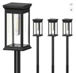 Lot de 4 lampes solaires pour jardin extérieur à 23,88€