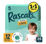 1+1 gratis op Rascal + Friends luiers bij kruidvat