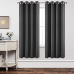 Joydeco Rideau occultant 2 pièces (140 x 175 cm) pour 15,19€ chez Amazon