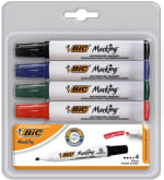 BIC Marcador de pizarrón 4 piezas + borrador por $53.80 en Amazon