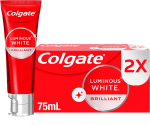 Pasta Dental Colgate Luminous White Brilliant White 2x75ml por $32 en Amazon